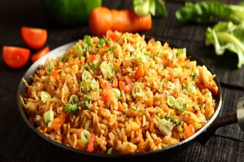 Garlic egg fried rice